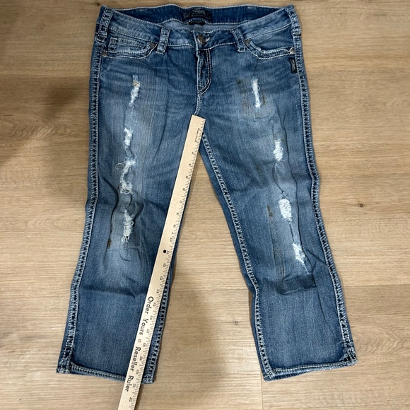 Women's Silver Jeans Co Frances Crop Size 32 - Picture 2 of 7